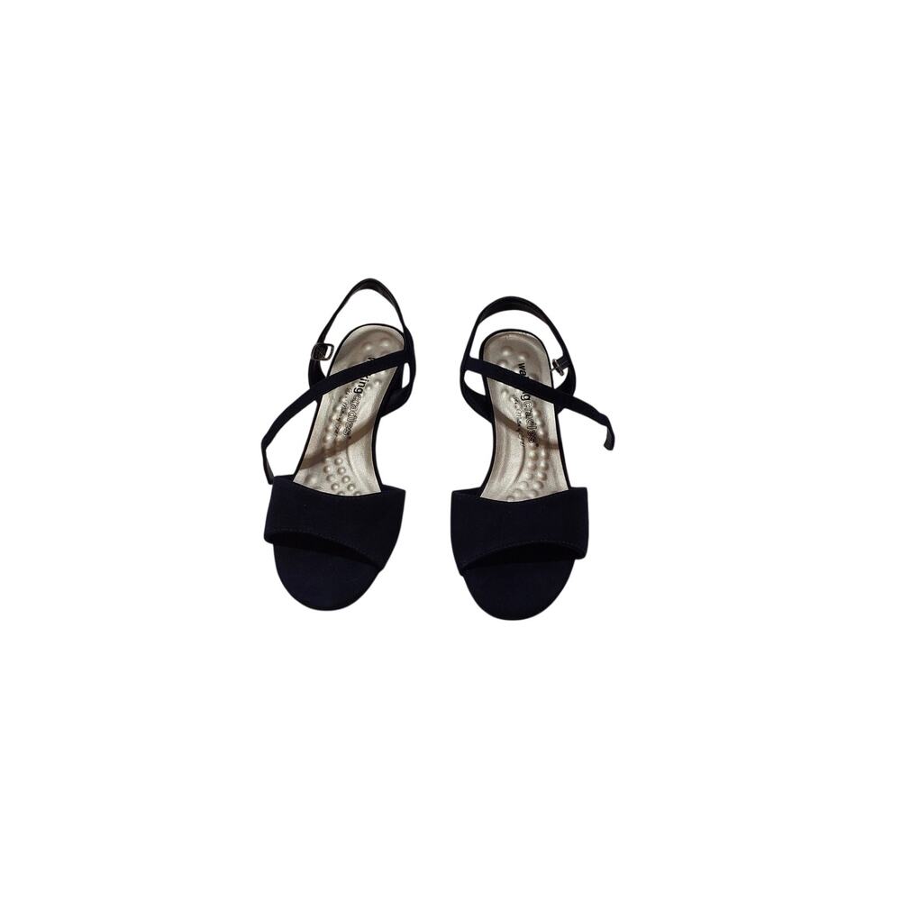 womens walking cradles open toe back and front strap hells.